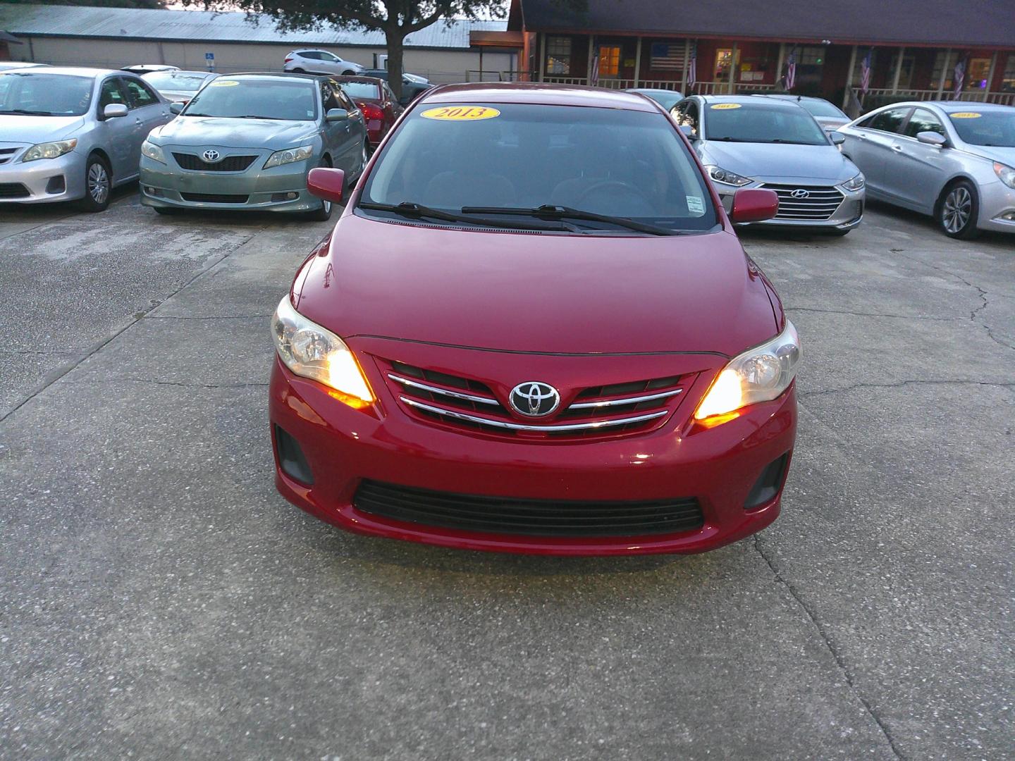 2013 RED TOYOTA COROLLA BASE; S; LE; (5YFBU4EE1DP) , located at 1200 Cassat Avenue, Jacksonville, FL, 32205, (904) 695-1885, 30.302404, -81.731033 - Photo#0